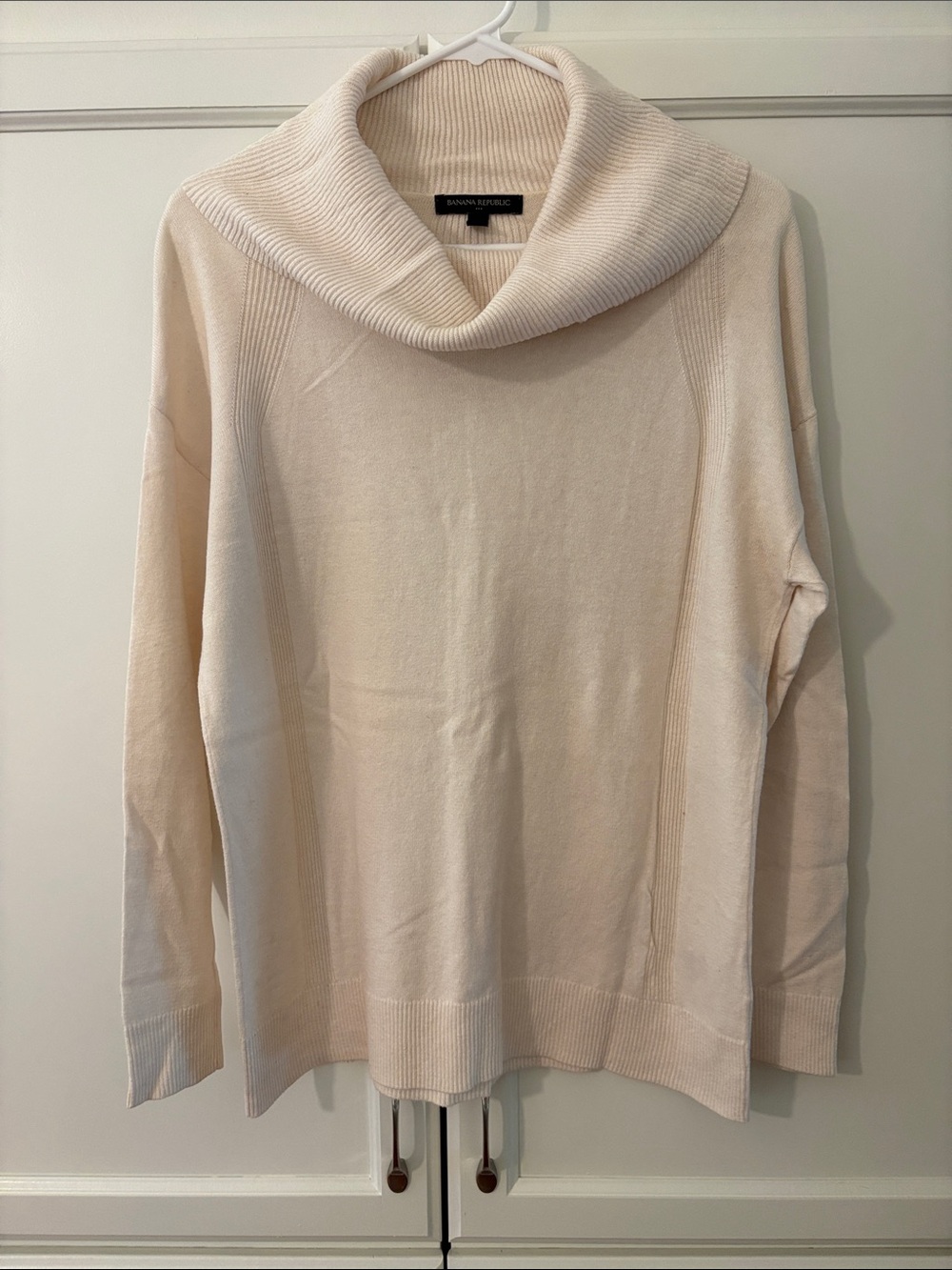 Banana Republic Cream Cowlneck Sweater